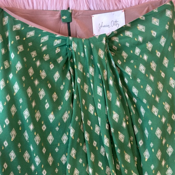 NWOT Joanna Ortiz Merecumbe Print Faux Wrap Maxi Skirt Size 4 $970 - Picture 13 of 13